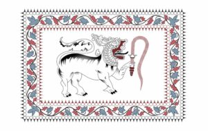 Flag of the Kingdom of Kotte's flag, c. 1412–1597